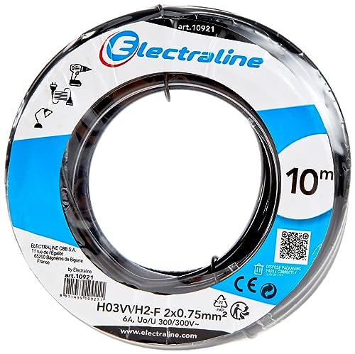 Kabel H03VVH2-F, 2x0.75 mm, 10 mt von Electraline