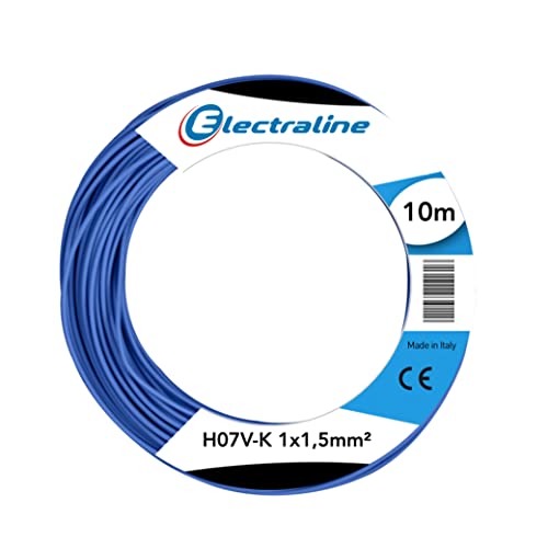 Kabel N07V-K, 1x1.5 mm, 10 mt, Blau von Electraline