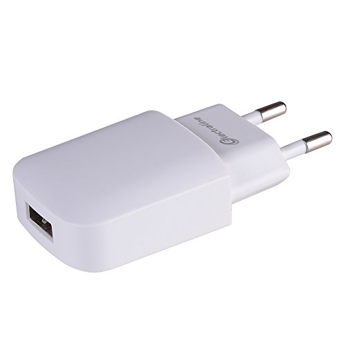 USB Stromadapter, Netzteil, Ladegerät 5V - 1A, für iPhone 4 4G 3 3G 5 5C 5S, ipod, mp3, samsung, motorola - WEISS von Electraline