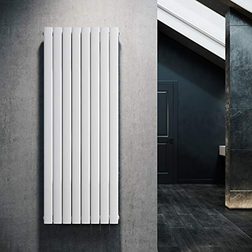 ELEGANT Design Flach Heizkörper 1600 x 616 mm Weiß Badheizkörper Doppellagig Heizkoerper Vertikal Paneelheizkörper von ELEGANT