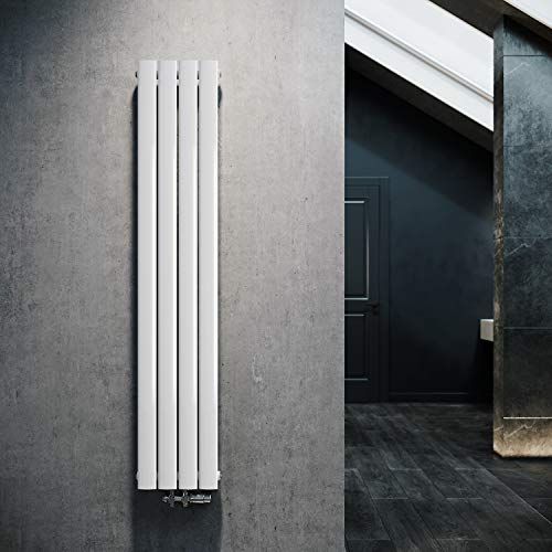 ELEGANT Design Heizkörper Flach 1600x308mm mit Chrom Multiblock Thermostat Flachheizkörper Weiß Einlagig Vertikal Heizkörper Mittelanschluss ELEGANT Design Heizkörper Flach 1600x308mm mit Chrom Multiblock Thermostat Flachheizkörper Weiß Einlagig Vertikal Heizkörper Mittelanschluss von ELEGANT