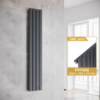 Elegant - Heizkörper Anthrazit Paneelheizkörper Vertikal 1600x308mm Einlagig Elegant - Heizkörper Anthrazit Paneelheizkörper Vertikal 1600x308mm Einlagig von ELEGANT