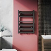 Elegant - Handtuchheizkörper Mittelanschluss klein 700x500mm Badheizkörper Anthrazit Heizung Badezimmer von ELEGANT