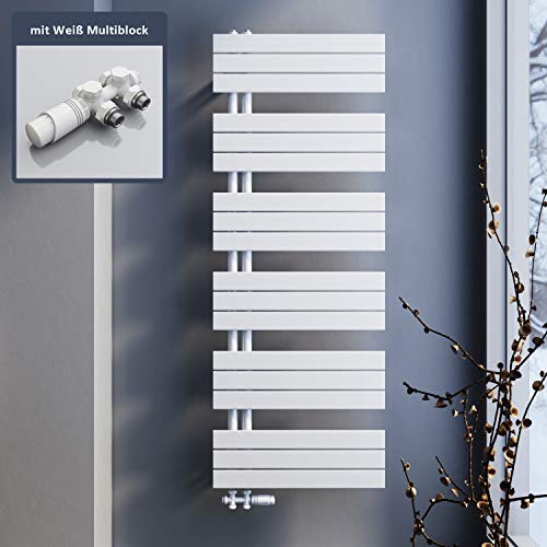 SONNI Badheizkörper Flach Handtuchtrockner 1590x600 mm Weiß Handtuchwärmer mit Multiblock Seitenanschluss Panel Handtuchheizkörper 1593W SONNI Badheizkörper Flach Handtuchtrockner 1590x600 mm Weiß Handtuchwärmer mit Multiblock Seitenanschluss Panel Handtuchheizkörper 1593W von ELEGANT