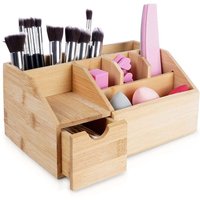 Eleganza - Organizer with six compartments and pull out drawer in bamboo Eleganza - Organizer with six compartments and pull out drawer in bamboo von ELEGANZA