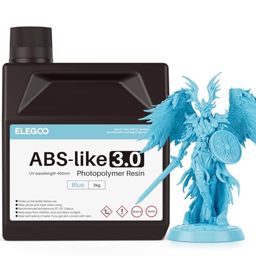 ELEGOO 405nm ABS-Like Resin 3.0, Photopolymer Harz Blau 2000g ELEGOO 405nm ABS-Like Resin 3.0, Photopolymer Harz Blau 2000g von ELEGOO
