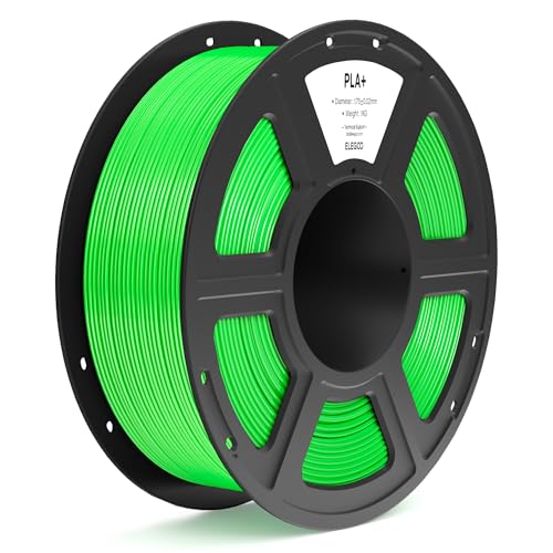 ELEGOO Filamento PLA+ 1.75 1KG GREEN, Filament for 3D Printer von ELEGOO
