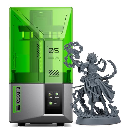 ELEGOO Mars 5 3D Drucker, 6,6 Zoll 4K MSLA LCD, automatische Nivellierung, 70mm/h Hochgeschwindigkeitsdruck, Intelligenter mechanischer Sensor, Überhitzungsschutz, große Druckgröße 143,43*89,6*150 mm³ ELEGOO Mars 5 3D Drucker, 6,6 Zoll 4K MSLA LCD, automatische Nivellierung, 70mm/h Hochgeschwindigkeitsdruck, Intelligenter mechanischer Sensor, Überhitzungsschutz, große Druckgröße 143,43*89,6*150 mm³ von ELEGOO
