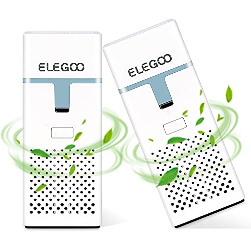 ELEGOO Mini Luftreiniger,2 pcs Air Purifier mit Aktivkohlefilter für DLP, LCD, MSLA Resin 3D Drucker von ELEGOO