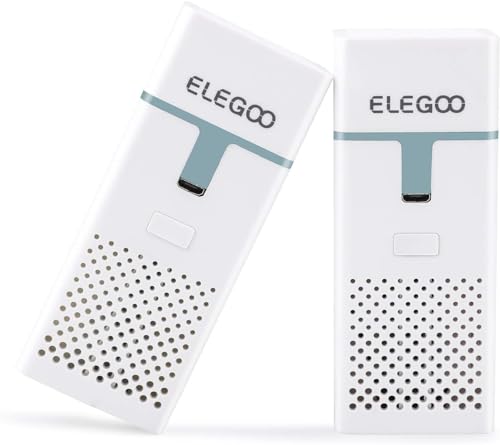 ELEGOO Mini Luftreiniger mit Aktivkohlefilter und Universaladapter für LCD, DLP, MSLA Resin 3D Drucker（2er Set） von ELEGOO