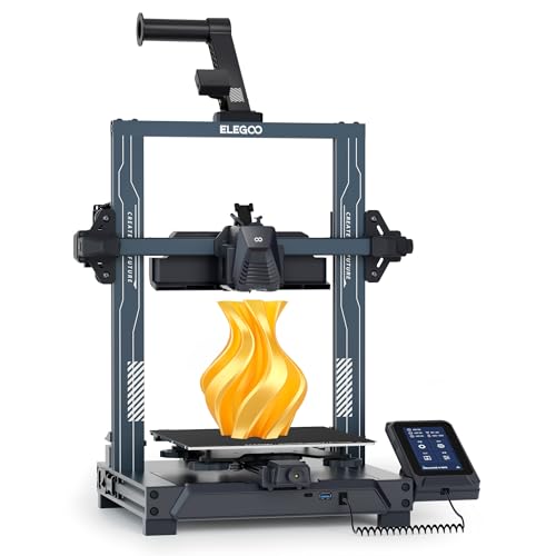 ELEGOO Neptune 4 Pro 3D Drucker, 500mm/s Hochgeschwindigkeit FDM Drucker mit Klipper Firmware, Automatische Nivellierung und Extruder mit Direktantrieb, einfache Montage, 225x225x265mm³ Druckgröße von ELEGOO