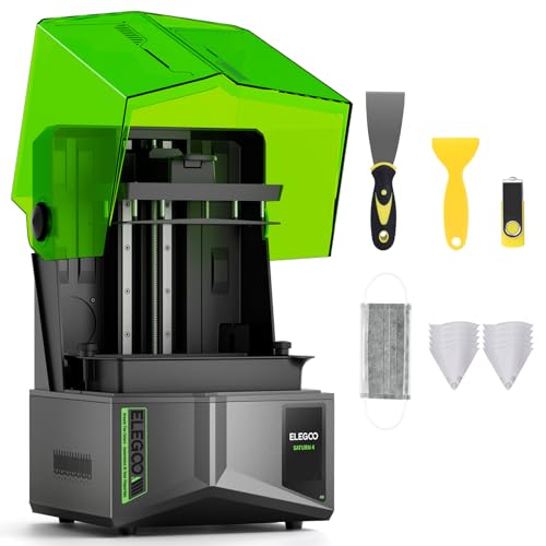 ELEGOO Saturn 4 Resin 3D Drucker, 10" 12K HD Mono-LCD, Intelligente Automatische Nivellierung, intelligente Erkennung, 218 x 122 x 220 mm³ ELEGOO Saturn 4 Resin 3D Drucker, 10" 12K HD Mono-LCD, Intelligente Automatische Nivellierung, intelligente Erkennung, 218 x 122 x 220 mm³ von ELEGOO