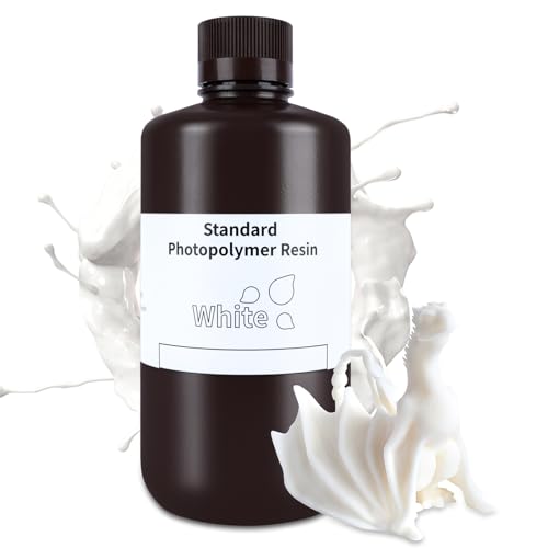 ELEGOO Standard 2.0 3D Drucker Resin 1000g Weiß, 3D Harz UV 405nm Präzises Drucken Geringer Geruch 3D Printer Resin für LCD/SLA/DLP Resin 3D Drucker ELEGOO Standard 2.0 3D Drucker Resin 1000g Weiß, 3D Harz UV 405nm Präzises Drucken Geringer Geruch 3D Printer Resin für LCD/SLA/DLP Resin 3D Drucker von ELEGOO