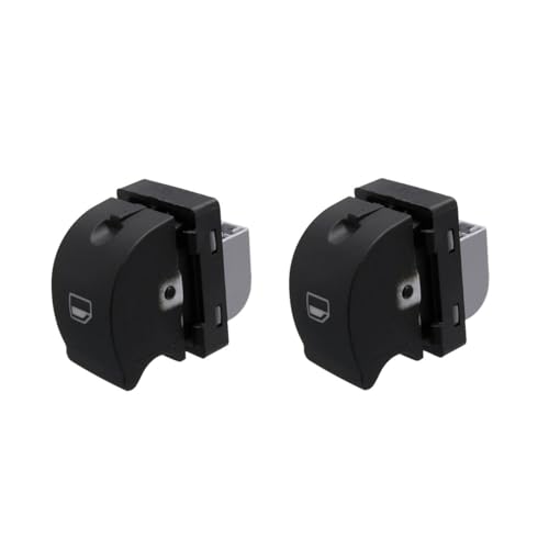 Auto 8ED 959 855 8ED 959 855B Fenster Elektrischer Schalterknopf Fensterheber Schalter Steuerknopf Für A4 B6 2003-2005(2 Stück) von ELEKMPMGTD