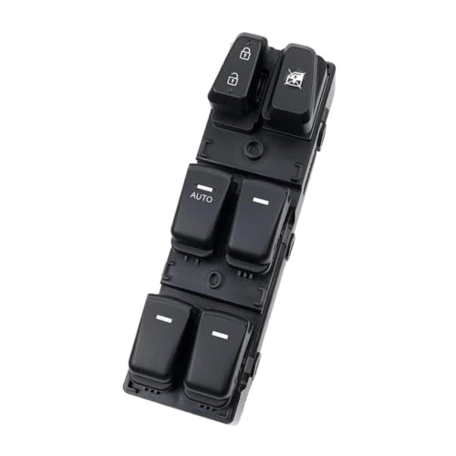 Auto Elektrischer Fensterheber Master Control Switch Konsolentaste Für Hyundai Für Sonata 2011-2014 93570-3S000 93570-3S000RY(Schwarz) von ELEKMPMGTD