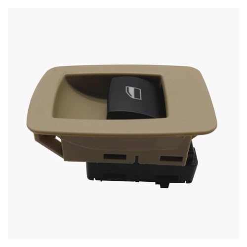 Auto Für E70 E71 E72 E87 E89 E90 E91 E92 E93 1 3 Serie X5 X6 Z4 Beifahrerfenster Steuerschalter Lifter Button 61316945876(Beige) von ELEKMPMGTD