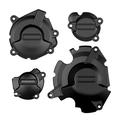 ELEKMPMGTD Für Suzuki GSXR 600 750 2004~2005 GSXS750 2017~2023 Motorrad-Lichtmaschinenkupplungsschutzzubehör Motorabdeckung Kurbelgehäuse-Motorschutz(A) von ELEKMPMGTD