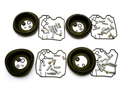 ELEKMPMGTD Motorrad Vergaser Reparatur Kit Für Y&amaha FZR600R FZR 600 1990 1991 1992 1993 1994 1995 1996 1997 1998 1999 Vergaser-Reparatursatz von ELEKMPMGTD