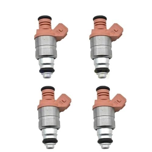 Einspritzdüsen 4PCS Kraftstoff Injektoren Für Daewoo Für Matiz 0,8 1,0 Benzin/LPG ADG02801 75114255 Injektor Düse 96518620 96351840 96620255 Kraftstoff Injecto Auto Einspritzdüse von ELEKNZBZTG