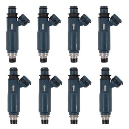 Einspritzdüsen 8Pcs Auto Kraftstoff Reinigung Injektor Für Toyota 4,7 L V8 1998-2005 Flush Reiniger Waschen Werkzeug Set Düse 23250-50040 Auto Einspritzdüse von ELEKNZBZTG