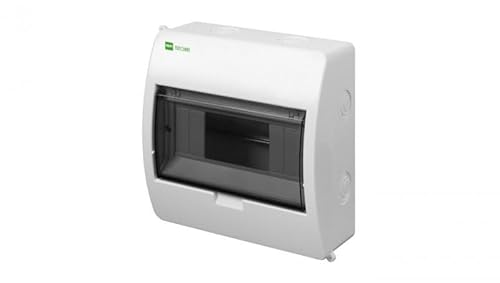 Elektro-Plast Sicherungskasten Klarsichtdeckel IP40 Verteilerkasten Aufputz AP Unterverteilung 8 Module 1-reihig Elektro-Plast Sicherungskasten Klarsichtdeckel IP40 Verteilerkasten Aufputz AP Unterverteilung 8 Module 1-reihig von ELEKTRO-PLAST