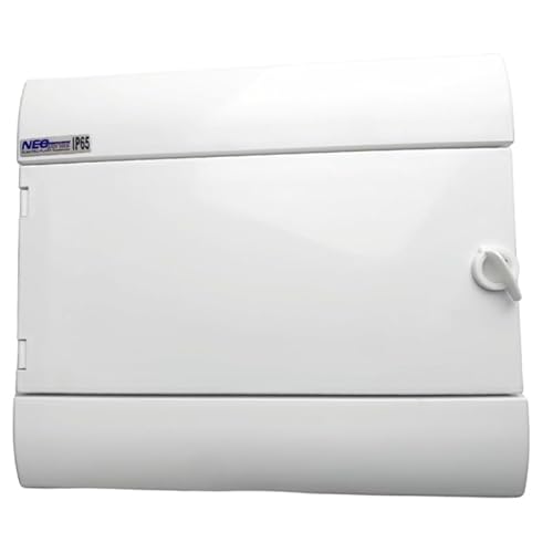 Elektro-Plast Verteilerkasten Unterputz Sicherungskasten Verteilerschrank Abzweigkasten 12 Module 1-reihig IP65 RHp-12/B von ELEKTRO-PLAST