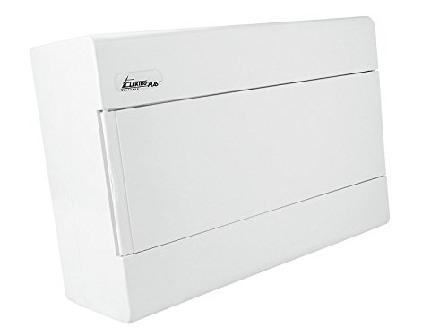 Verteilerkasten SRn-12/B IP40 AP Aufputz weiss Feuchtraumvert​eiler 12 module N+PE 1.13 Sicherungskasten 5429 von ELEKTRO-PLAST