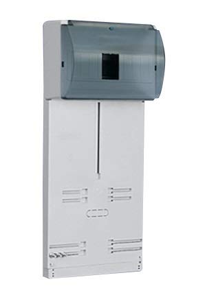 Zählertafel Zählerbrett TLR-3F-N+PE für Dreh.u./Wechselstrom mit Kunststoff-Glas 10.1A 0660 von ELEKTRO-PLAST