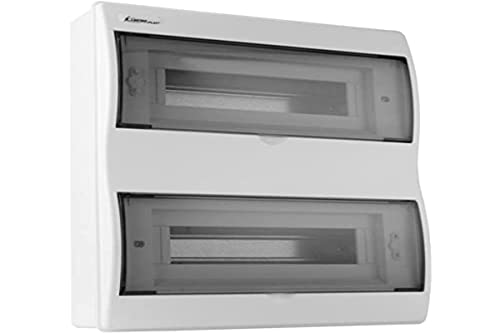 ELEKTRO-PLAST Verteilerkasten Rn 24 (N+PE) AP 24 Module Aufputz Sicherungskasten Rn24 7.5 IP40 0608 von ELEKTRO-PLAST