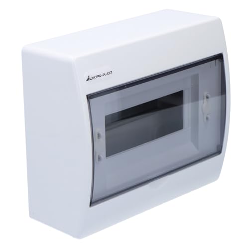 ELEKTROPLAST Verteilerkasten Rn 8 (N+PE) AP 8 Module Aufputz Sicherungskasten IP40 Rn8 7.2 0561, blau von ELEKTRO-PLAST
