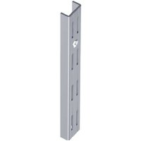Element System - Wandschiene Länge 2000 mm weißaluminum Stahl zweireihige Lochung von ELEMENT SYSTEM