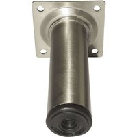 Möbelfüße Tischbeine rund Möbelbeine ø 30 mm Länge 700 mm Stahl Edelstahl-Effekt von ELEMENT SYSTEM