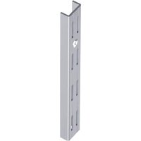 Element-System Wandschienen Alu weiß 2-rhg., 2000 mm (1 Paar) von ELEMENT SYSTEM
