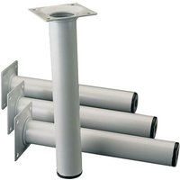 Möbelfuß weiß 30 mm Höhe 300 mm Anschraubplatte von ELEMENT SYSTEM