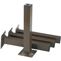 ELEMENT SYSTEM 11101-00005 Möbelfuß verchromt 25 x 25 mm Höhe 100 mm Anschraubpl von ELEMENT SYSTEM