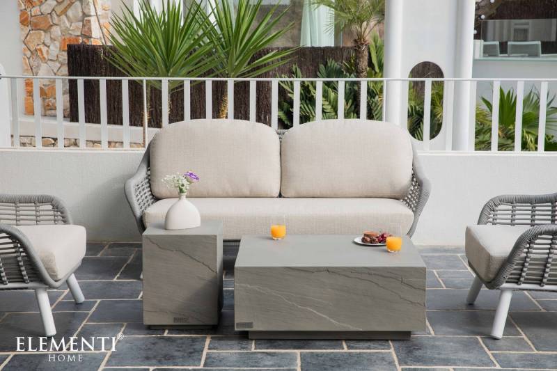 ELEMENTI Gartentisch COLORADO aus Beton, modern, Outdoor Tisch (1 Tisch), wetterbeständig, pflegeleicht von ELEMENTI
