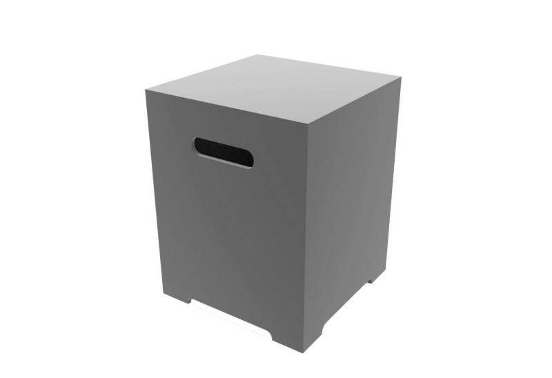 ELEMENTI Gasflaschen-Schutzhülle in Beton-Optik grau, 40 x 40 x 51 cm (L x B x H) von ELEMENTI