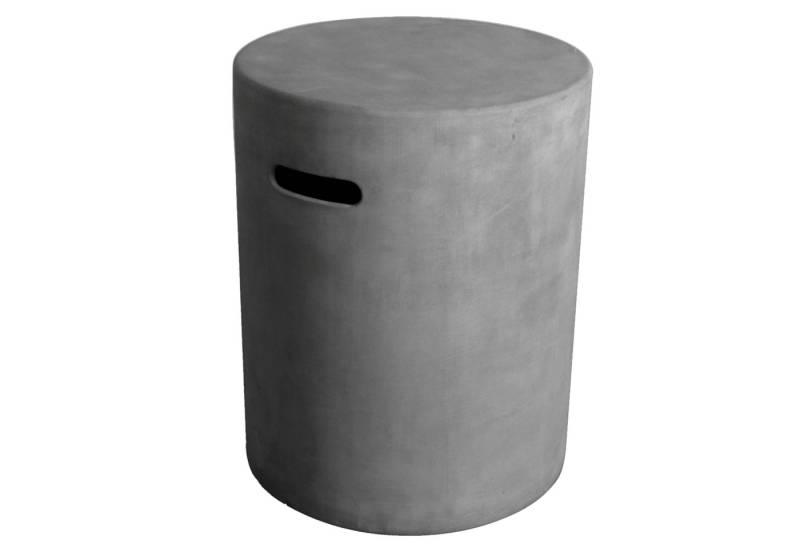 ELEMENTI Gasflaschen-Schutzhülle in Beton-Optik grau, 40 x 40 x 51 cm (L x B x H) von ELEMENTI