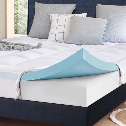 ELEMUSE Gel Topper H4 Memory Schaum Matratzen Topper 160x200cm mit Waschbar Bezug,7cm hoch Matratzentopper für Boxspringbett Stützschaum Atmungsaktiv Druckverteilung ELEMUSE Gel Topper H4 Memory Schaum Matratzen Topper 160x200cm mit Waschbar Bezug,7cm hoch Matratzentopper für Boxspringbett Stützschaum Atmungsaktiv Druckverteilung von ELEMUSE