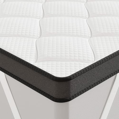 ELEMUSE H3 Matratzen Topper 140x200cm, 7.5cm Höhe Gel-Schaum Matratzentopper – Nicht Abnehmbar – Für Boxspringbett, Wohnmobile & Camping von ELEMUSE