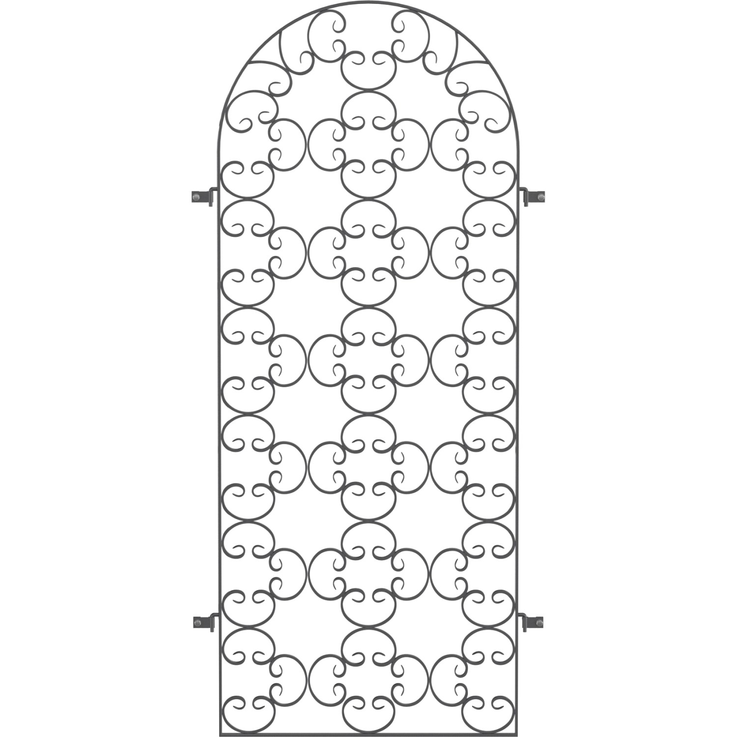 Eleo Rankgitter Rosa 190 cm x 82 cm Pulverbeschichtet DB703 von ELEO