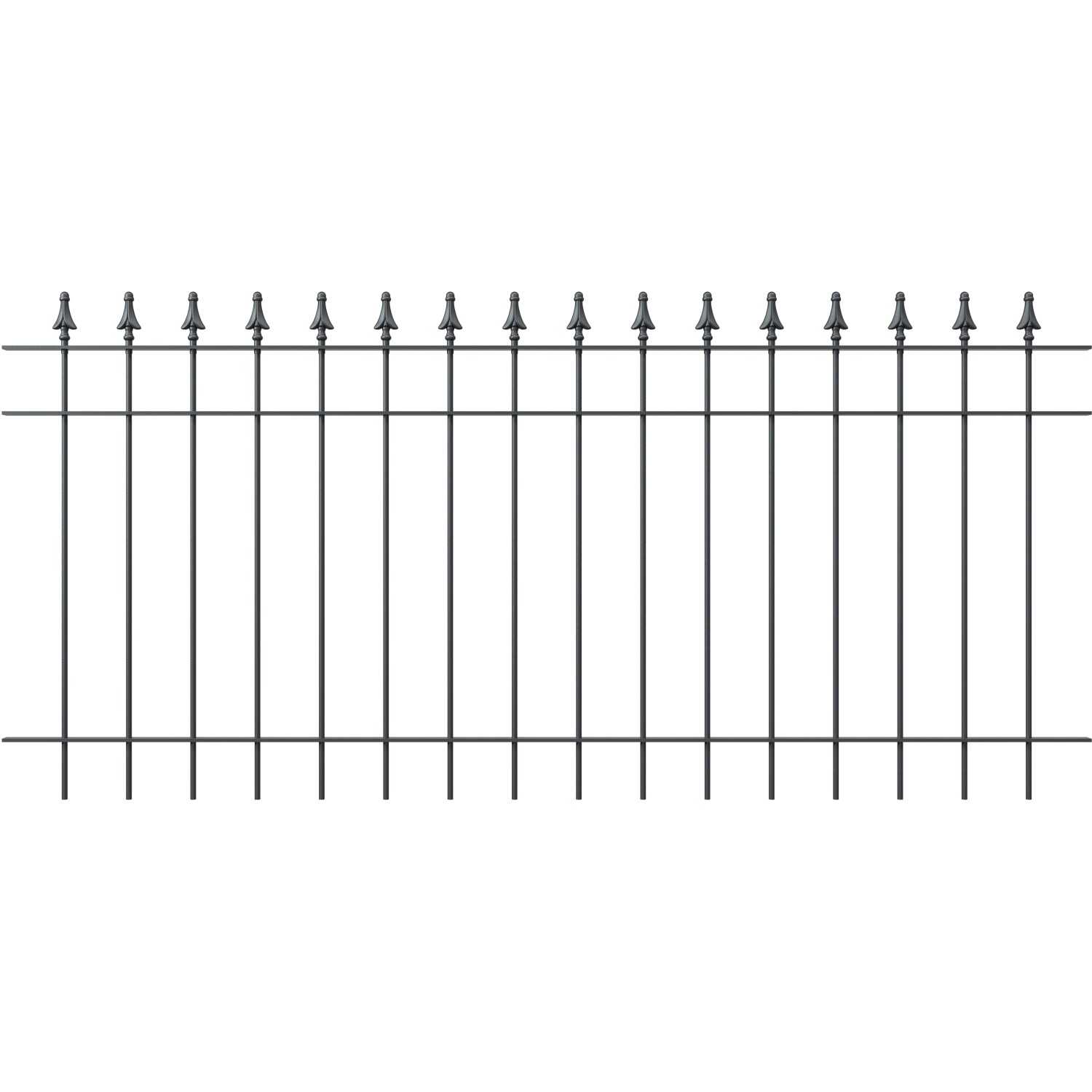 Eleo Zaun Pino Pulverbeschichtet DB703 96 cm von ELEO