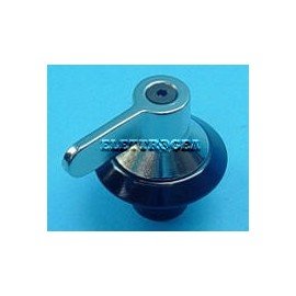Gasdrehknopf aus Stahl, Schwarz, Modell/Marke SMEG MOD.SUK61MFX, CX68M8, Anschluss 6mm von ELETTROGEA