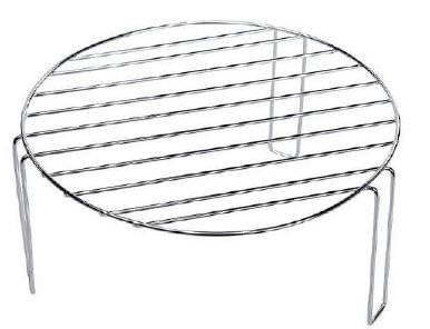 Grill zum Grillen in der Mikrowelle, um das Essen höher anzuheben, um das Kochen zu erleichtern. Durchmesser 20 cm x Höhe 8,5 cm von ELETTROGEA