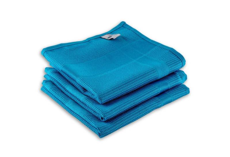 ELEXACLEAN Geschirrtuch Küchentücher Mikrofaser Poliertücher, (Set, 3-tlg., 68x42 cm), ultrafein, saugstark, fusselfrei von ELEXACLEAN