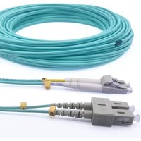 Elfcam - 1 m OM3 LWL-Kabel sc/upc auf lc/upc Multimode Duplex 50/125 µm lszh von ELFCAM