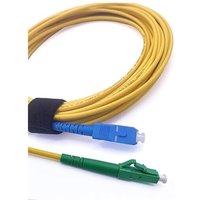 Elfcam - 2 m LWL-Kabel sc/upc auf lc/apc Singlemode Simplex 9/125μm OS2 lszh Patchkabel Gelb von ELFCAM
