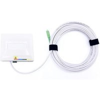 Elfcam - 10 m Verstärktes LWL-Kabel SC/APC auf SC/APC Simplex Monomode (Durchmesser: 4,0 mm), mit PTO ausgestattet, Verlängerung zur Versetzung des von ELFCAM