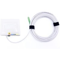 Elfcam - 10 m Verstärktes LWL-Kabel SC/APC auf SC/APC Simplex Monomode (Durchmesser: 4,0 mm), mit PTO ausgestattet, Verlängerung zur Versetzung des von ELFCAM