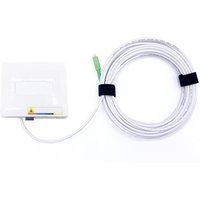 Elfcam - 15 m Verstärktes LWL-Kabel SC/APC auf SC/APC Simplex Monomode (Durchmesser: 4,0 mm), mit PTO ausgestattet, Verlängerung zur Versetzung des von ELFCAM